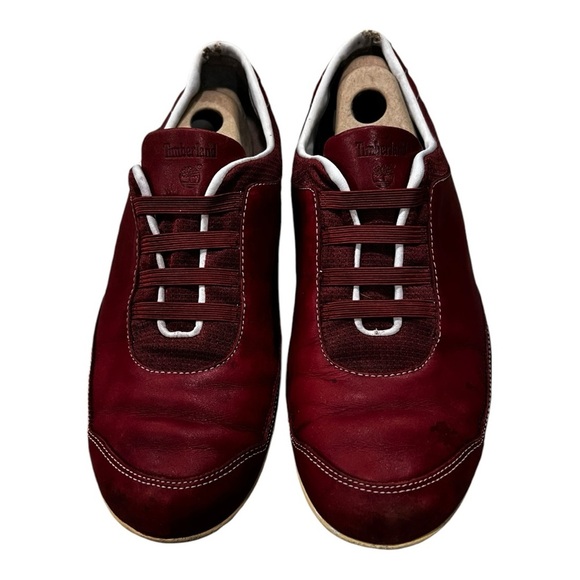 Vintage red leather timberland shoes, size 10 - Picture 5 of 12
